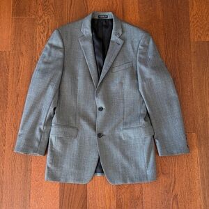 John Varvatos Star USA Grey Double Button Suit Jacket size 38reg
